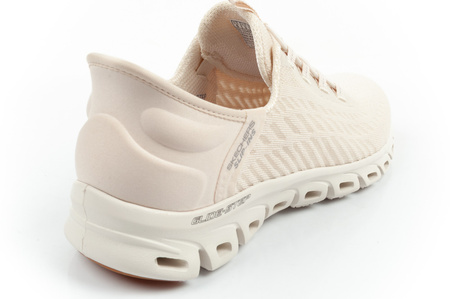 Teniși Skechers Glide-Step pentru femei, pantofi sport confortabili ecru