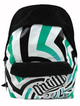 Rucsac pentru școală sport O'NEILL Rucola Green [104250 6700], verde, alb și negru.