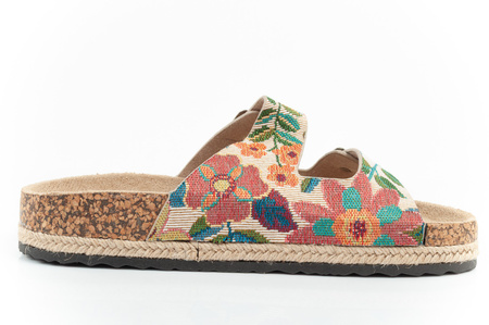 Pantofi Lee Cooper pentru femei, papuci de casă, model floral multicolor, confortabili
