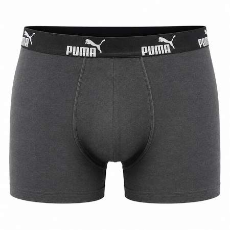 Boxeri bărbătești Puma, set de 6, negru, verde, gri