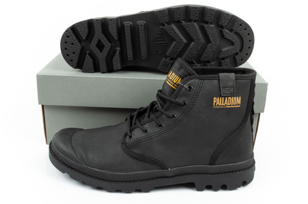 Teniși sport Palladium Pampa Hi Coated pentru bărbați, negri