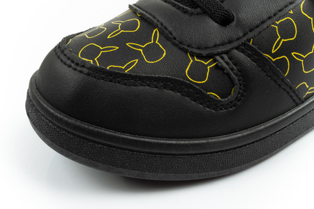 Pantofi sport pentru copii Leomil, adidași ușori Pokemon cu velcro, negri