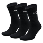Puma Crew Soks [7312 200] Pachet 3, negre.
