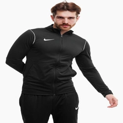 Jachetă sport Nike pentru bărbați, cu fermoar, neagră, pentru antrenament
