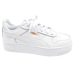 Teniși sport din piele Puma Carina Street pentru femei, de culoare albă
