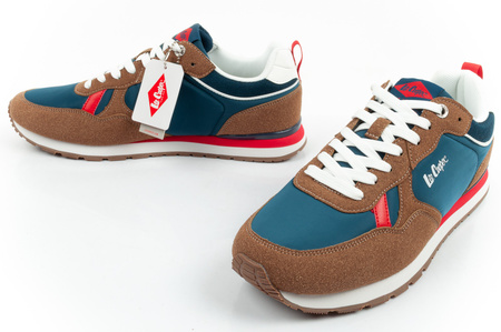 Teniși Lee Cooper pentru bărbați, la modă, confortabili, durabili, bleumarin, maro