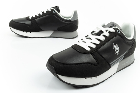 U.S. Polo Assn pantofi sport adidași bărbați la modă confortabili negri