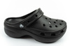 Sandale Crocs Classic Platform pentru femei și bărbați, unisex, la modă, negre, la modă