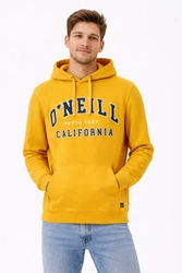 Hanorac O'Neill pentru bărbați, culoare galbenă Surf, cu model cangur - La modă