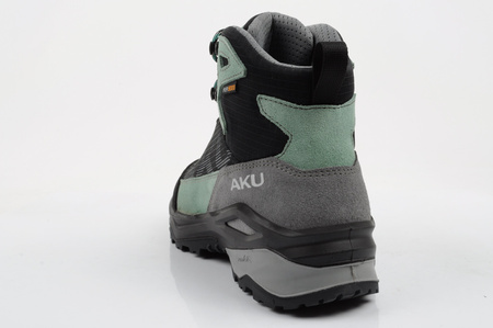 Pantofi de drumeție din piele Aku Adapta Gore-Tex pentru femei, negru/verde