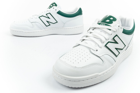 Pantofi sport New Balance 480 pentru bărbați, albi, la modă