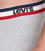 Pantaloni scurți boxer Levi's Boxer pentru bărbați, culoare gri, bumbac, la modă, pachet de 5