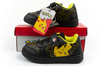 Pantofi sport pentru copii Leomil, adidași ușori Pokemon cu velcro, negri