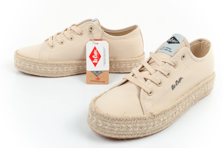 Tenisi espadrile damă Lee Cooper [LCW-25-44-3215L] Platformă, bej.