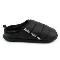 Papuci de casă Puma Scuff pentru bărbați, negri, izolați, la modă