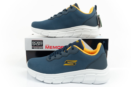 Pantofi sport pentru bărbați Skechers Bobs B Flex Icy Edge [118109/NVY], bleumarin.