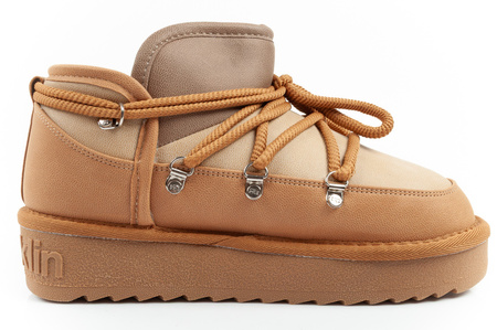 Ghete de zăpadă de iarnă pentru femei D.Franklin - Ghete izolate la modă până la gleznă