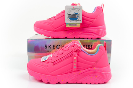 Teniși roz Skechers Uno Lite pentru copii