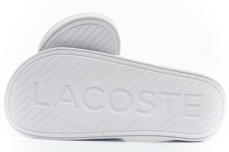 Șlapi bărbați Lacoste Croco Dualiste [201R5] alb.