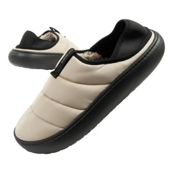 Papuci de casă Crocs Classic Puff Moc pentru bărbați, bej