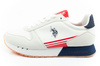 Pantofi sport U.S. Polo Assn, adidași bărbați, la modă, comozi, albi