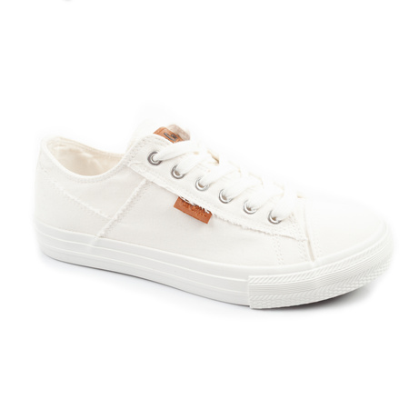 Teniși Lee Cooper pentru femei, albi la modă, confortabili