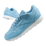 Pantofi sport Reebok Classic pentru femei, albaștri, piele la modă