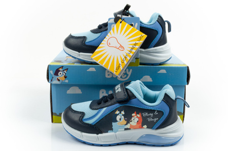 Încălțăminte sport pentru copii Leomil Bluey, teniși ușori cu velcro și LED