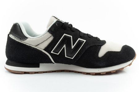 Pantofi sport New Balance 373 pentru bărbați, piele neagră la modă