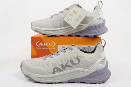 Pantofi de drumeție pentru femei Aku Aira, gri și violet, confortabili