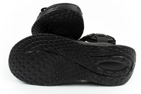 Sandale Lee Cooper pentru bărbați cu velcro, de vară, negre, ușoare