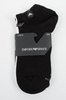 Șosete Emporio Armani Calza din bumbac până la gleznă, confortabile, set 3 buc., bleumarin, negru, alb