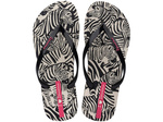 Flip-flops dama Ipanema Animal [83617 AY386], alb-negru.