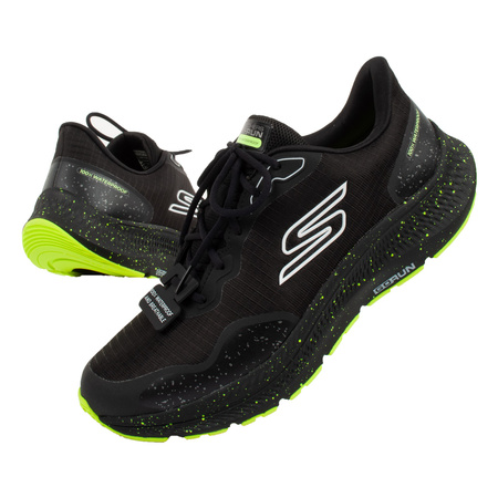 Pantofi sport pentru bărbați Skechers Go Run [220874/BKLM], negri.