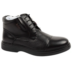 Ghete elegante Lee Cooper pentru bărbați, din piele, negre, cu izolație