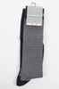 Șosete până la genunchi din bumbac Emporio Armani, bleumarin, set de 2