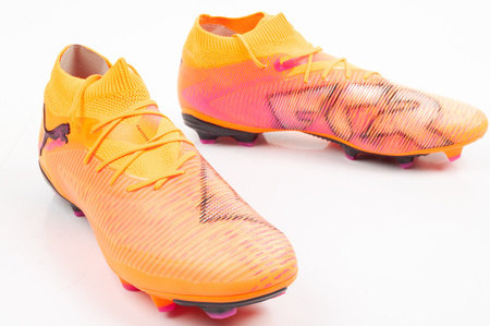 Ghete de fotbal Puma Future 8 Pro FG/AG pentru teren solid, portocaliu neon