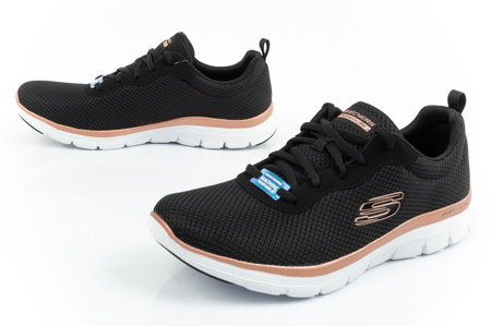 Pantofi sport de damă Skechers Flex Appeal 4.0 Brillant View [149303/BKRG], negru.