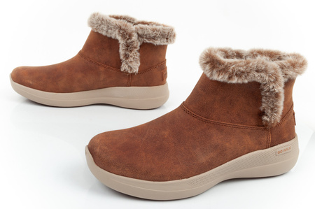 Pantofi de iarnă de damă Skechers Go Walk [144660/CSNT], maro.