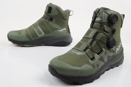 Pantofi de drumeție Aku Furiosa BOA GTX Vibram pentru bărbați, verde la modă