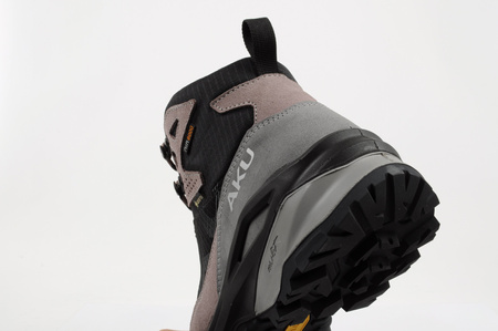 Pantofi de drumeție Aku Adapta Gore-Tex din piele, negru, roz pentru femei