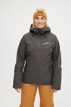 Jachetă de schi/snowboard alpin O'Neill pentru femei, gri, sport de iarnă, 10K/10K