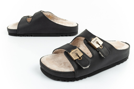 Papuci de damă Scholl Kim [F303151004], negri.