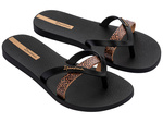 Șlapi de damă Ipanema Kirei, la modă și confortabili, negri pentru plajă