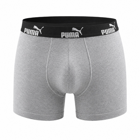 Boxeri bărbătești Puma, set de 6, negru, verde, gri