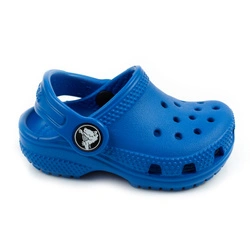 Sandalele Crocs Clog t Blue pentru copii sunt confortabile și ușoare.