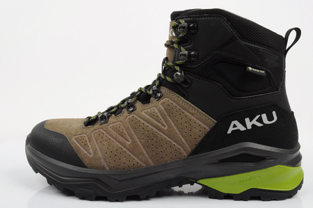 Pantofi de trekking Aku Adapta Gore-Tex din piele, negri și verzi, pentru bărbați