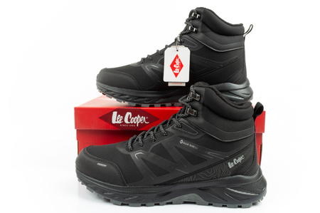 Ghete de drumeție de iarnă Lee Cooper pentru bărbați, izolate, impermeabile, negre