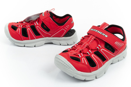 Sandale pentru copii Skechers Relix [406520L/RDBK], roșii.