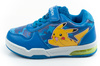 Pantofi sport pentru copii Leomil, adidași ușori Pokemon cu velcro și LED albastru deschis